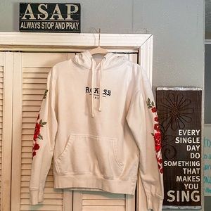 Young & Reckless Rose Hoodie, Small